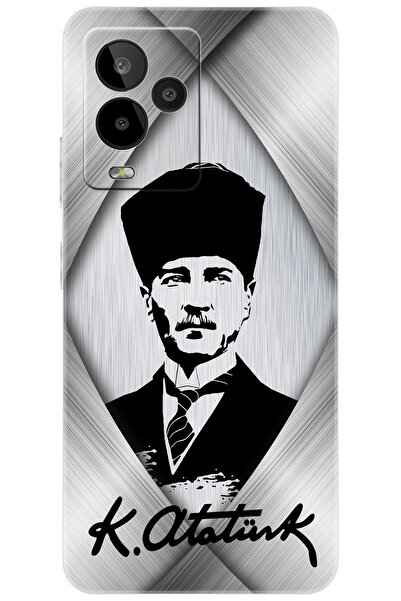 General Mobile GM 24 PRO (G514) Uyumlu Kılıf Desen Baskılı Silikon Atatürk Ta...