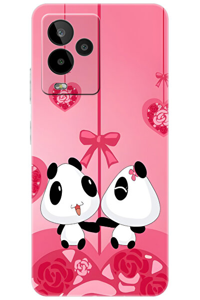 General Mobile GM 24 PRO (G514) Uyumlu Kılıf Desen Baskılı Silikon Sevimli Pa...