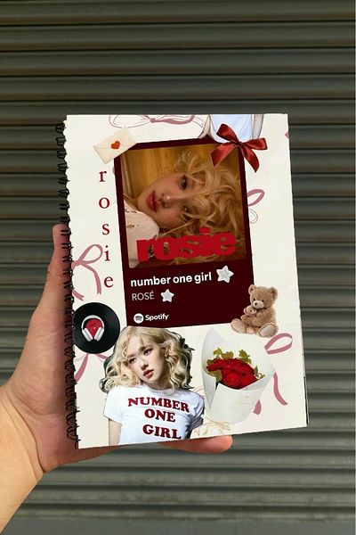 Namgo Rose Number One Girl (200 de coli) Caiet A5 cu spirală