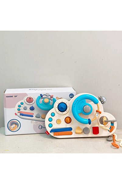 Choice لعبة محاكاة عجلة القيادة للأطفال، ألعاب مونتيسوري، لوحة مشغولة، عربة أطفال، قيادة تعليمية مبكرة.