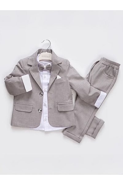 Concept. Boy's 4-Piece Gray Set - Concept 2-5 Years
