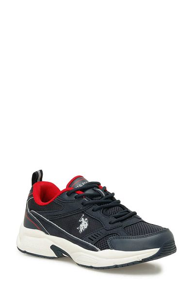 U.S. Polo Assn. Krez Gr 5Fx Navy Blue Unisex Kids Sneaker 101952594