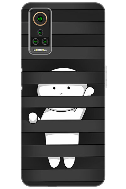 General Mobile GM 22 PRO (G702)Uyumlu Kılıf Desen Baskılı Silikon Saklanan Ka...