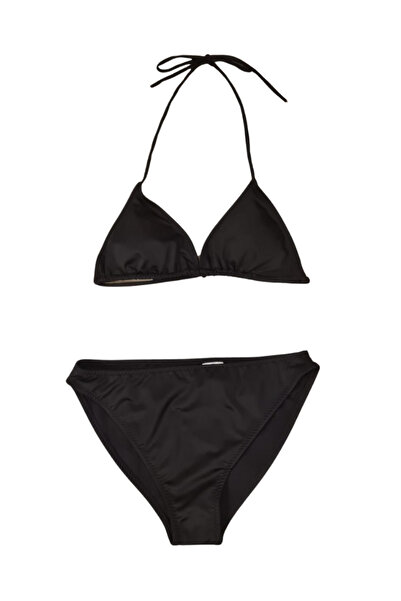 Butik Glowzia Light Black Color Women's Bikini Set Triangle Mold