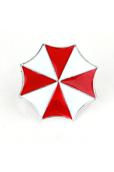 Choice بروش لعبة Resident Evil، شارة شركة المظلة الحمراء، دبوس معدني مطلي بال...