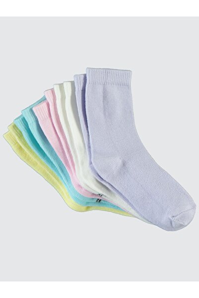 Civil Girls Lilac Girls' Socks Set of 5 - 2-12 Years