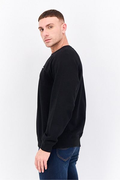 Penfield Men Crew Neck Long Sleeves Brand Logo Sweatshirt, Black