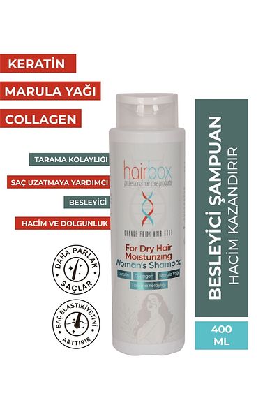 hairbox professional hair care products Hairbox Shampoo - Easy Combing, Collagen, Keratin and Marula Oil
