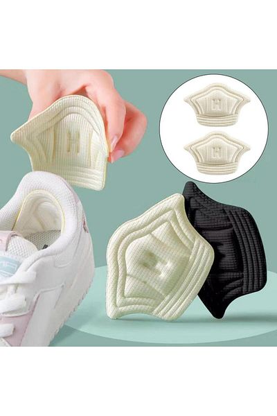 jetfast 3 Pairs of Colorful Crown-Shaped Shoes Anti-Knock 5 mm Anti-Narrowing and Heel-Supporting Protective Pads