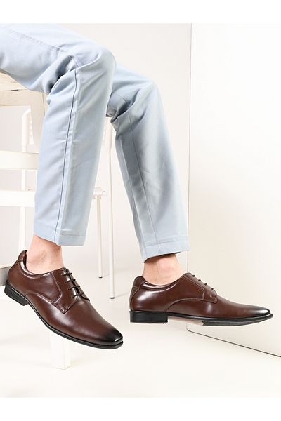 Styli Dual Tone Oxford Formal Lace Up Shoes