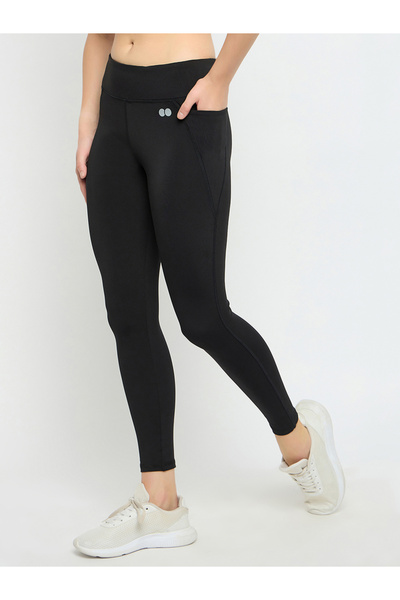 Clovia By Styli Solid Elastic Waistband Basic Tights