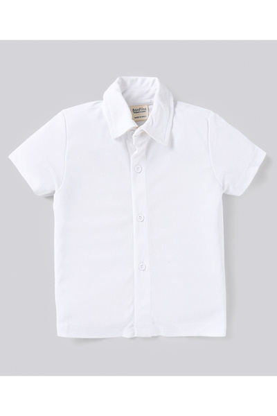 Bonfino Bonfino Solid Party Suit (3 Pieces) - Beige & White