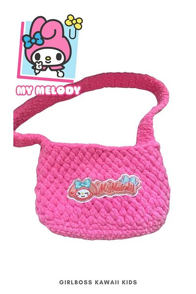Girlboss Kawaii Mini geantă lucrată manual - Kuromi, Melody, Pompompurin, Hello Kitty, Cinnamoroll