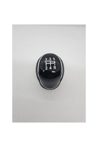 FVR Albea and Palio Siena Gear Shift Knob 5 Forward Black Scheming Leather