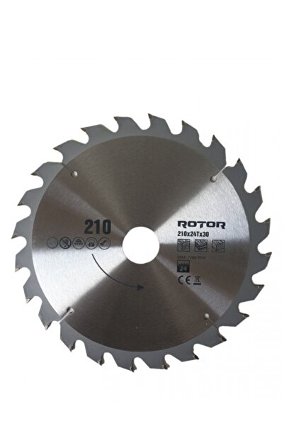 Rotor Daire Testere Bıçağı 210x30 24t Daire Testere Diski