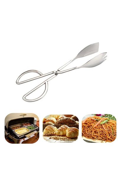 artizanmutfak Salad Serving Tongs |   Scissors Tongs 26 cm