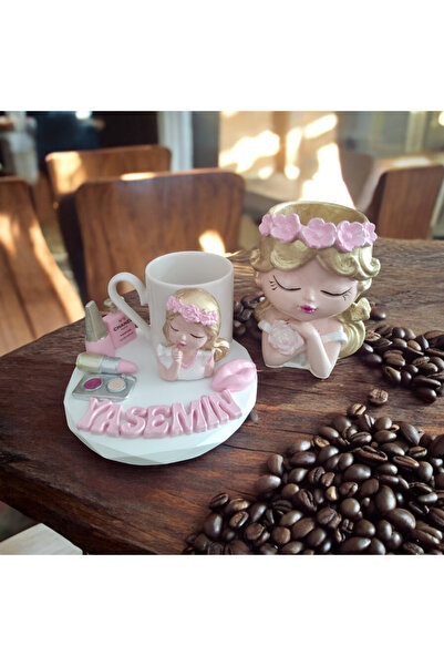 HÇTASARIM İsme Özel kahve fincani sunumluk lokumluk