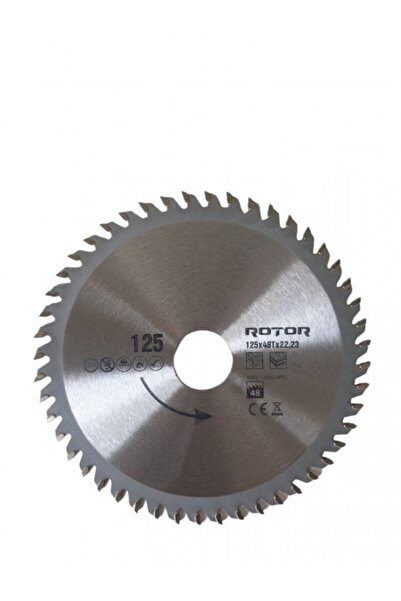 Rotor Daire Testere Bıçağı 125X22.23 48T ahşap kesme diski