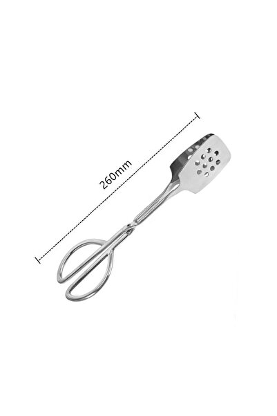 artizanmutfak Perforated Salad Serving Tongs |   Scissors Tongs Perforated 26 cm