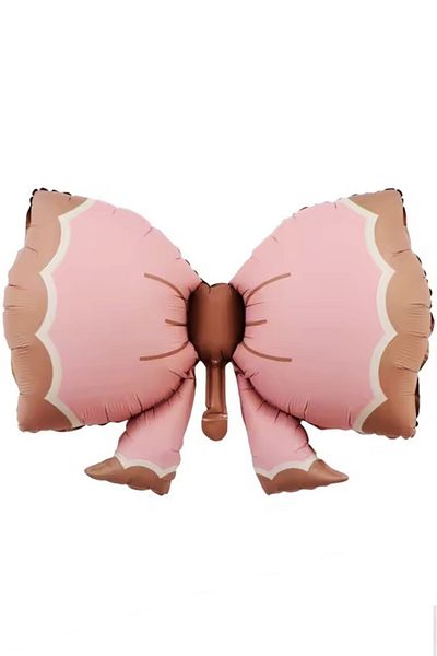 BeySüS Pink Retro Bow Foil Balloon