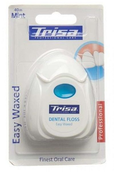 Trisa DENTAL FLOSS EASY WAXED MINT 40M(2608)