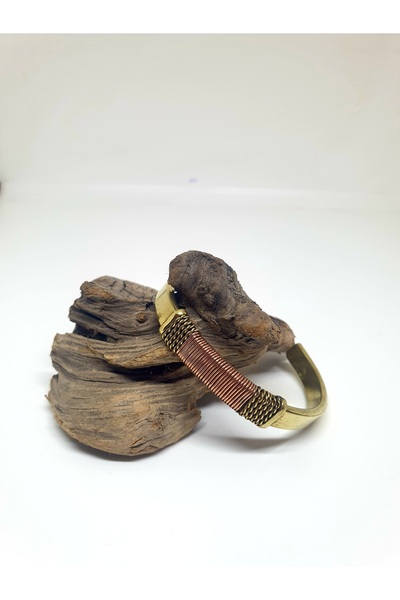 mama india alaçatı Gold Color Copper Detailed Modern Design Brass Handmade Ha...