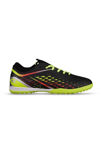 M.P. MP ProStrike Fusion Unisex Lace-up BLACK-YELLOW Astroturf Football Shoes