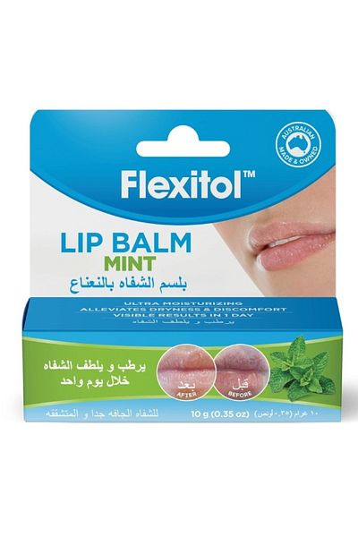 FLEXITOL Lip Balm 10G- Mint
