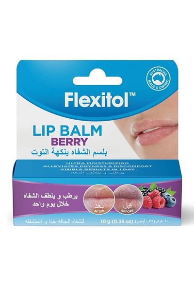 FLEXITOL Lip Balm 10G- Berry