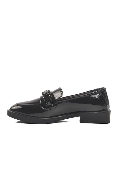 Pierre Cardin Black Wrinkled Women's Casual Shoes