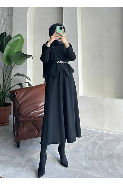 Şeyma Emül Butik Hijab Skirt Vest Suit