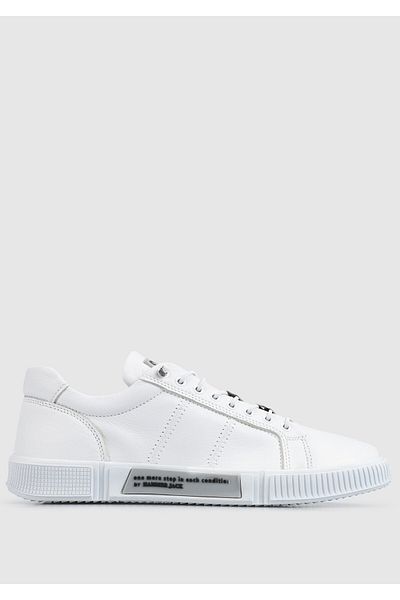 Hammer Jack Basel Λευκό Δερμάτινο Ανδρικό Sneaker