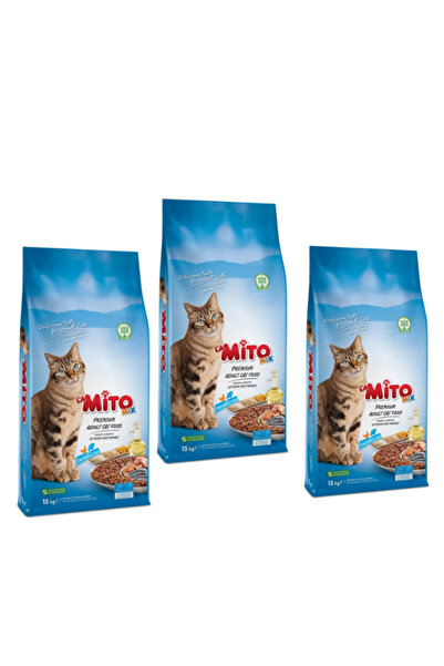 Mito Mix Adult Cat Tavuklu Ve Balıklı Renkli Taneli Kedi Maması 1 X 3 Kg Kapalı Paket