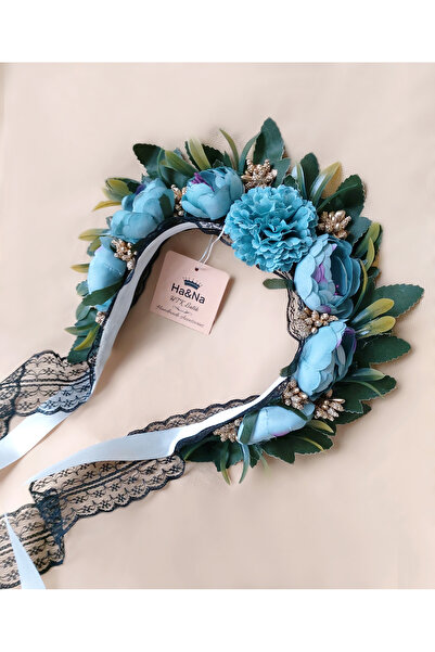 htk butik تاج الزهور، تاج الزفاف، تاج وصيفة العروس، تاج الأمومة، تاج الحنة، ت...