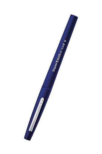 Paper-Mate قلم Papermate Flair Fiber - M ذو طرف أزرق