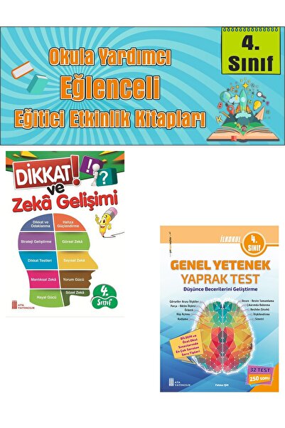 Ata Yayıncılık Ata 4.Sınıf Okula Yardımcı Dikkat Ve Zeka Gelişimi - Genel Yet...