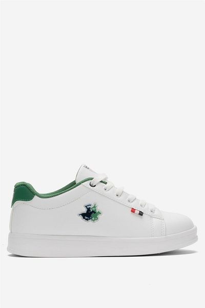 Liger Unisex Sneakers Casual Sports Shoes ΛΕΥΚΟ - ΠΡΑΣΙΝΟ