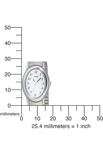 Timex Women's T21902 Cavatina Silver-Tone Expansion Band Watch