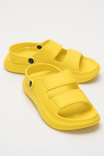 Liger Sandale unisex ortopedice pentru piscină de mare GALBEN