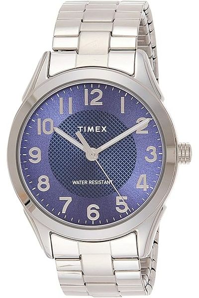 Timex Men's Quartz Watch, Analog Display and Stainless Steel Strap TW2T46100