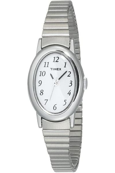 Timex Women's T21902 Cavatina Silver-Tone Expansion Band Watch