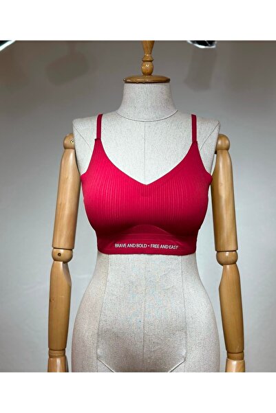 F.K Women's Seamless Bralet Bra with Laser Cut Pads