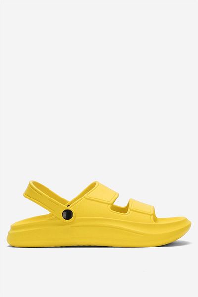 Liger Sandale unisex ortopedice pentru piscină de mare GALBEN