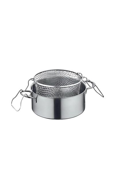 Kardelen Fryer Pot 22 cm Inox