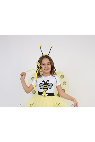 Dıgıl Kids Μπλουζάκι για κορίτσια με πούλιες με σχέδιο μέλισσας 23 Απριλίου 2...