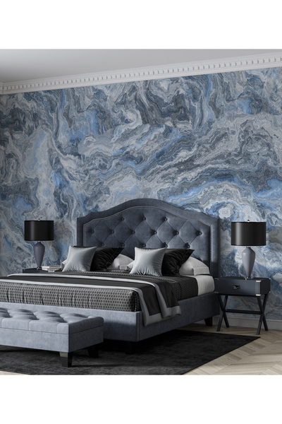 dreamwall Duvar Kağıdı Modern Mermer Desenli Silinebilir Tekstil Duvar Kağıdı