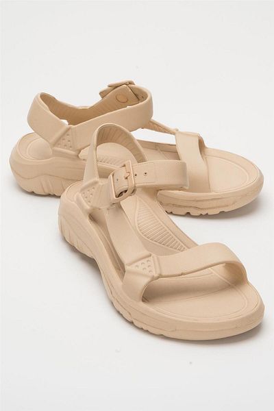Liger Sandale de mers anti-alunecare Eva Sports unisex CREME