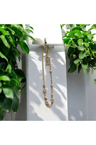 KENT Gümüş Bileklik Elmas Montür Süslemeli - Altın Kaplama Şık Ve Zarif 925 Ayar