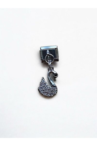Sumen Butik Steel Italian Bracelet Charm, Charm