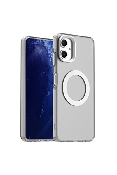Rivor Samsung Galaxy A06 Uyumlu Kılıf Kamera Çıkıntılı Magsafe Ve Kenarları R...